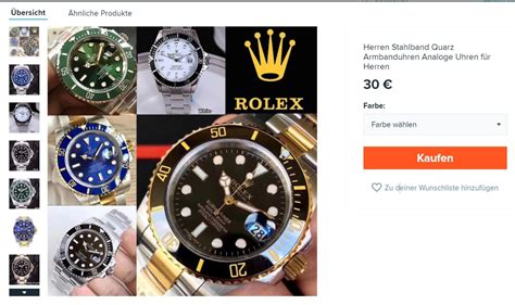 wish rolex erfahrungen|Rolex & Co: Wenn man eine Uhr bei Wish bestellt.